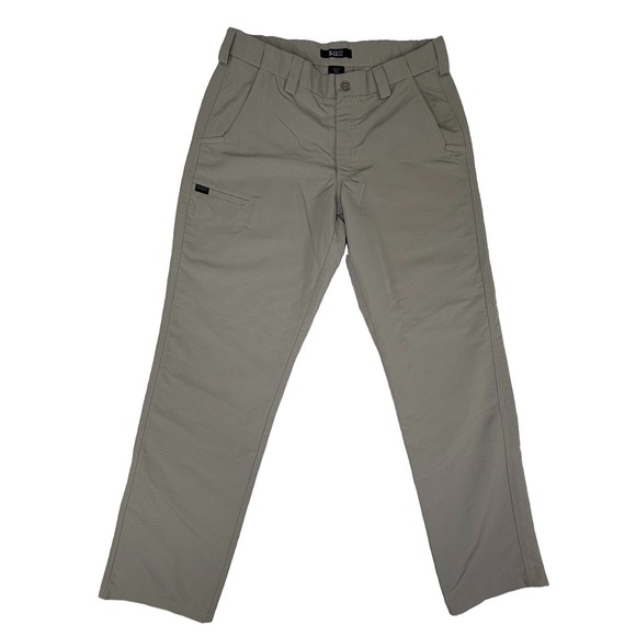 5.11 Tactical Other - 5.11 Tactical Fast-Tac Urban Mens Pants 34x34 Khaki RipStop Utility Hiking 74461
